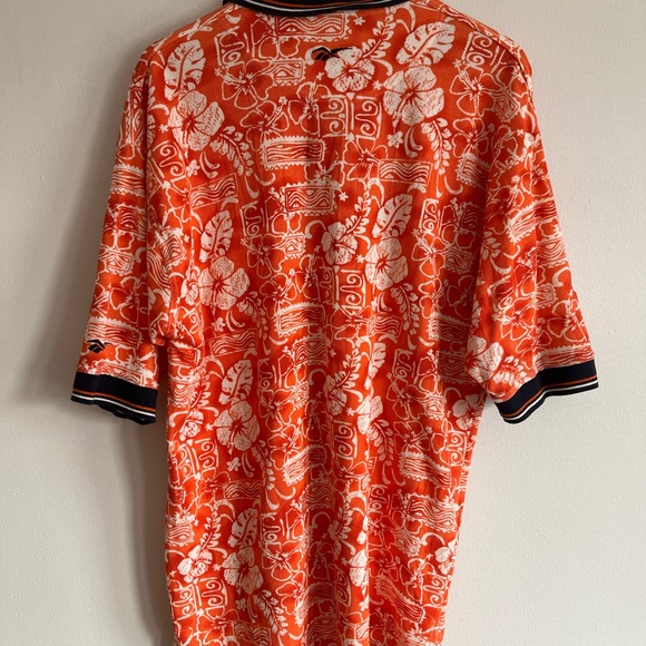 Vintage Reebok Hawaiian Polo Shirt / Large - Picture 4 of 5